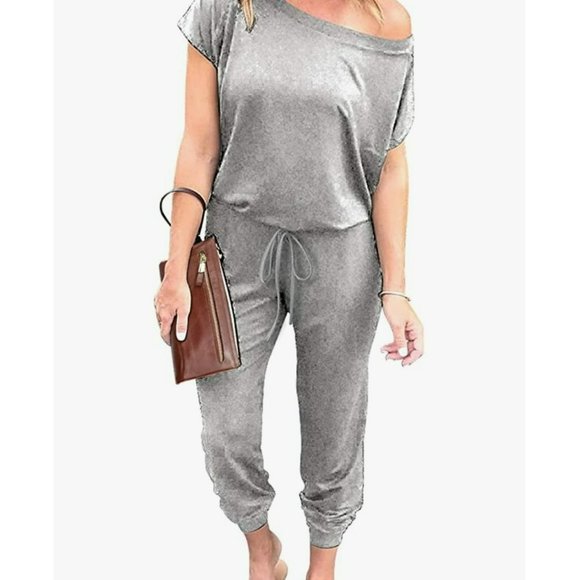 Gray Women's Jumpsuit - Picture 2 of 8